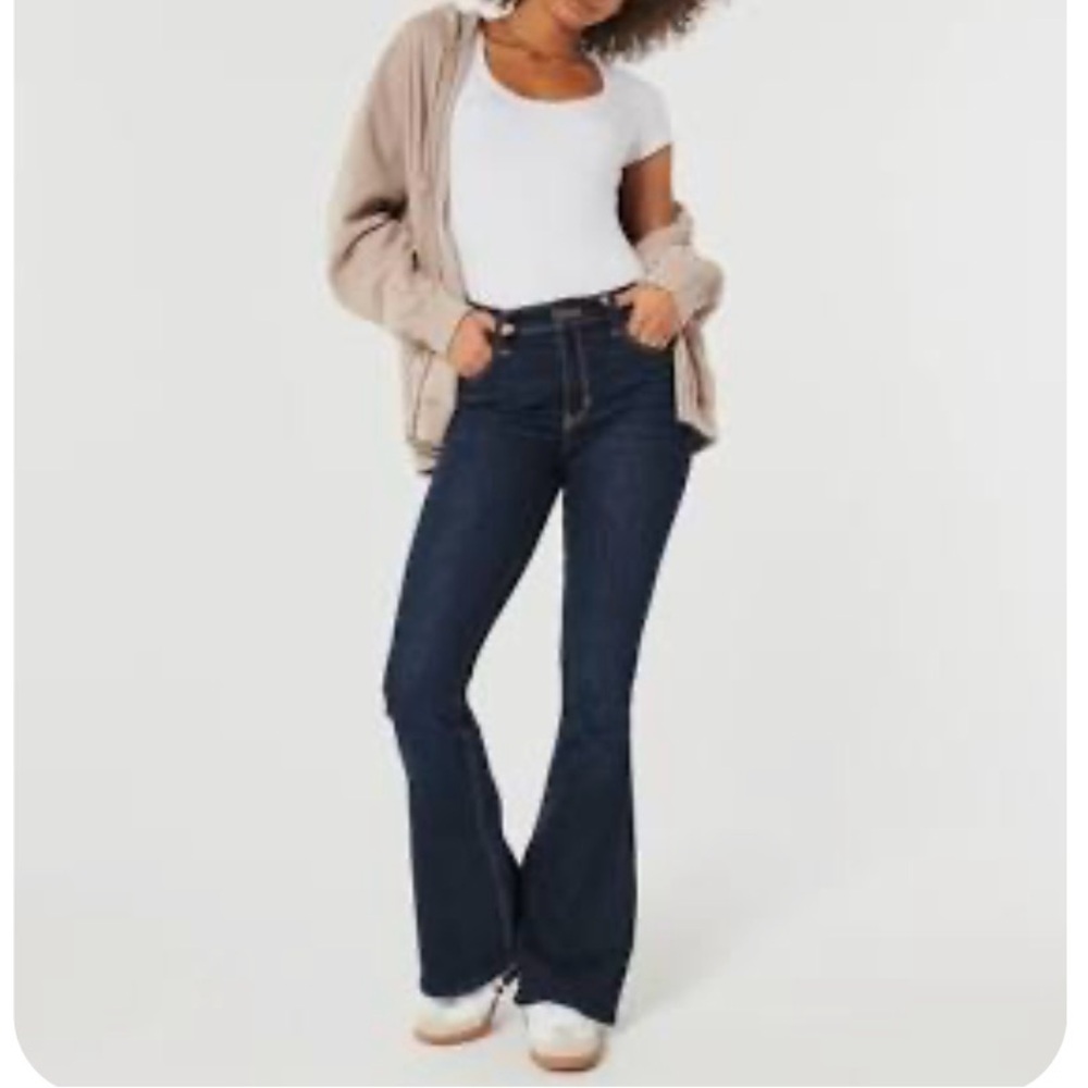 Hollister Curvé Hight Waist Vintage Women's Flared Jeans